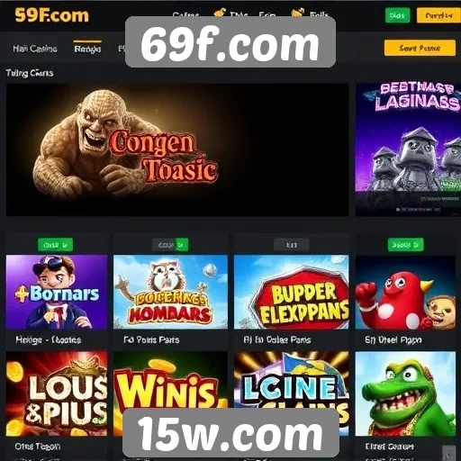 Explorando os jogos populares do site 69f.com